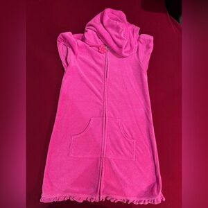 Joe Boxer Fuchsia Kids Hooded Swim Coverup